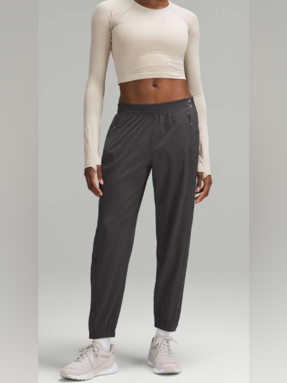 Lululemon Tear-Away Mid-Rise Track
Pant Graphite Grey